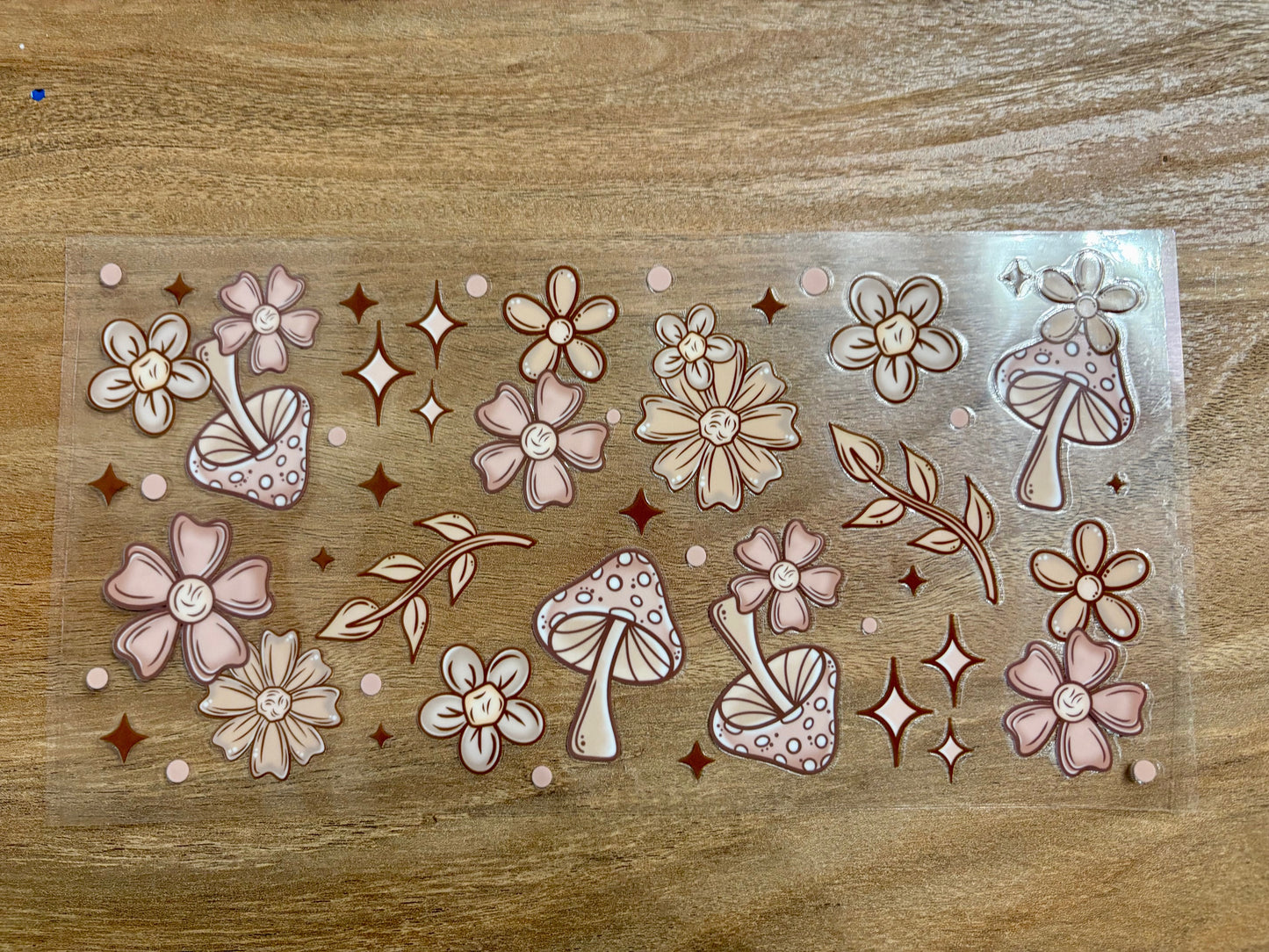 Mushrooms and Flowers