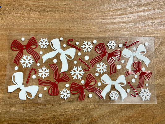 Candy Cane Bows