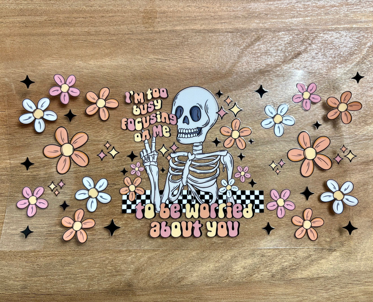 I'm too busy focusing on me to be worried about you