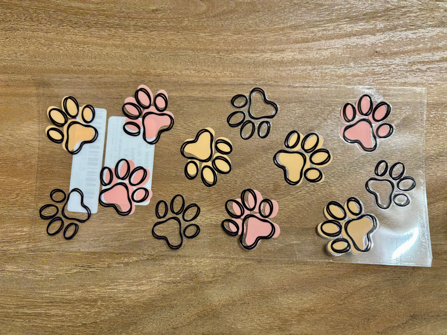 Paw prints
