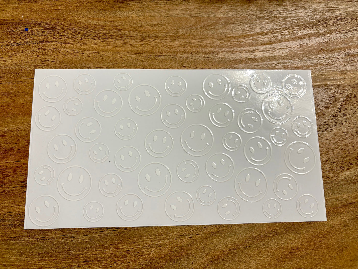 White Smiley faces